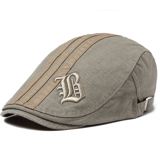 TheCapSpot - Letter Embroidered Beret
