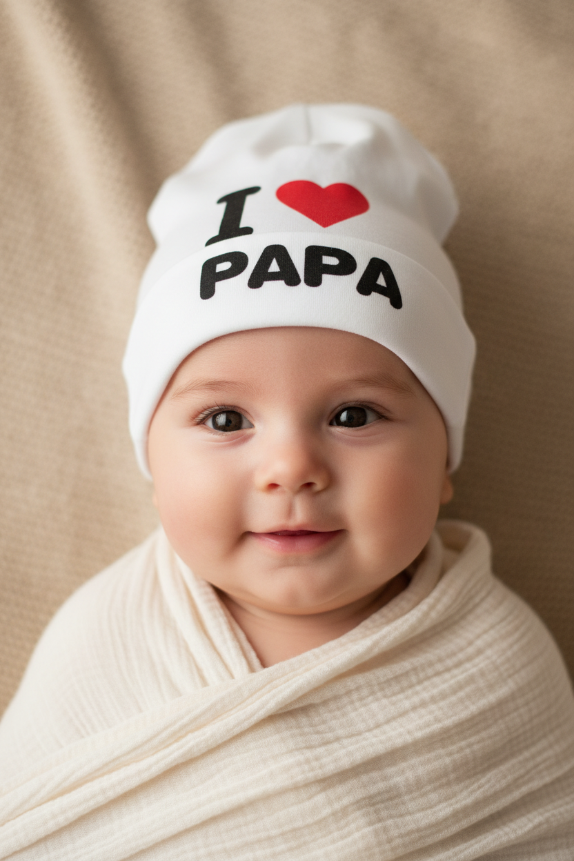 Baby Cotton Hat | One-Size Spring Cap
