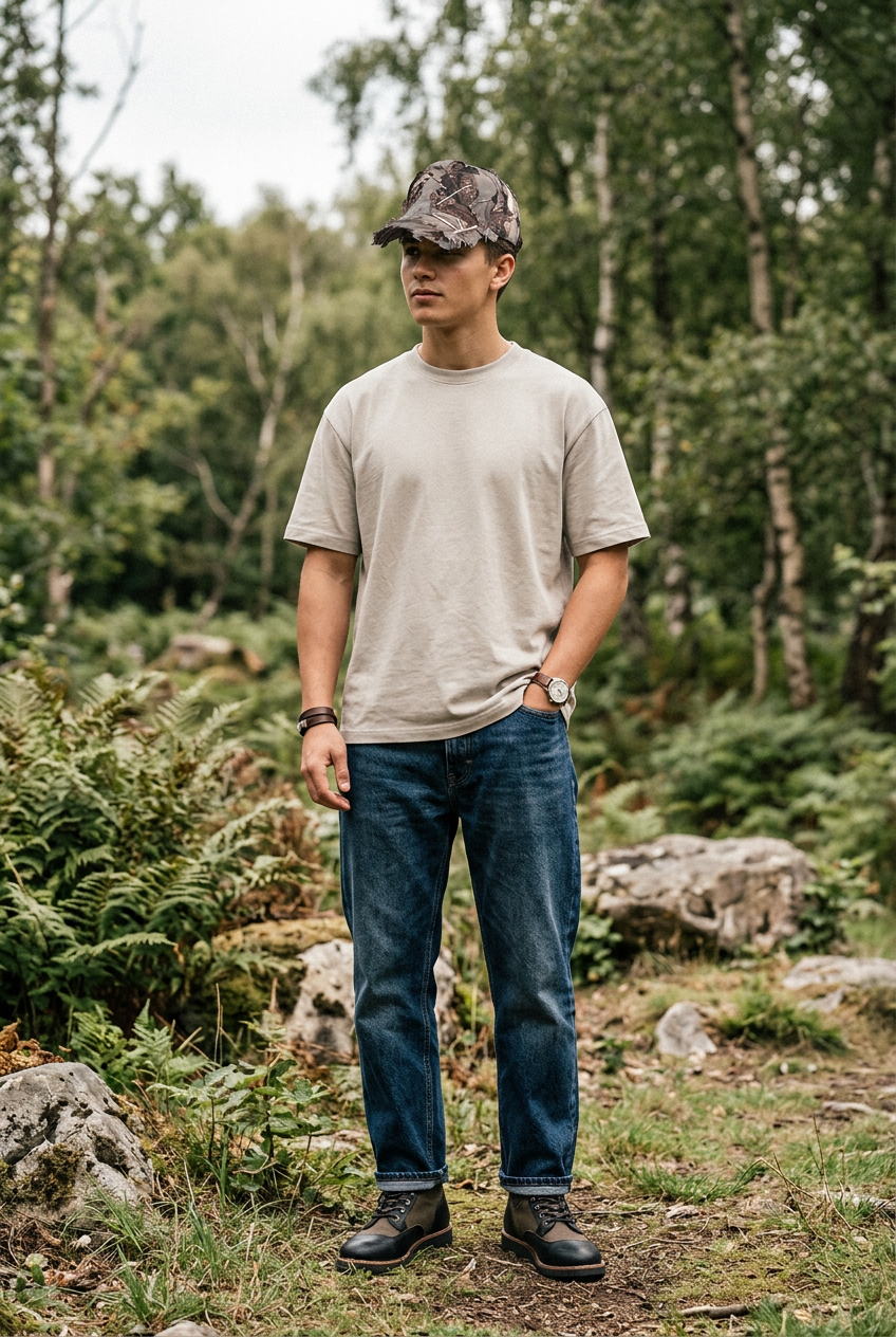 Bionic Leaves Camouflage Cotton Baseball Cap