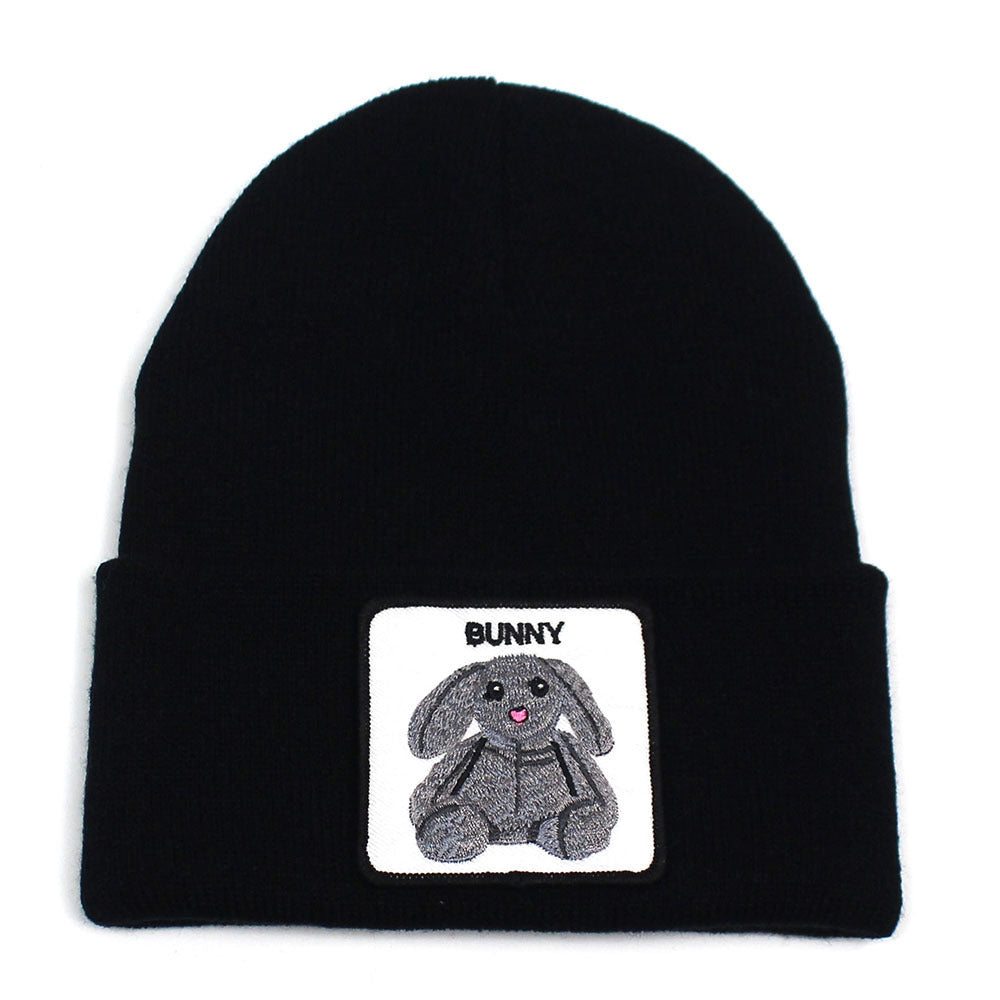 TheCapSpot - Black Knitted Hat Outdoor Curling Warm