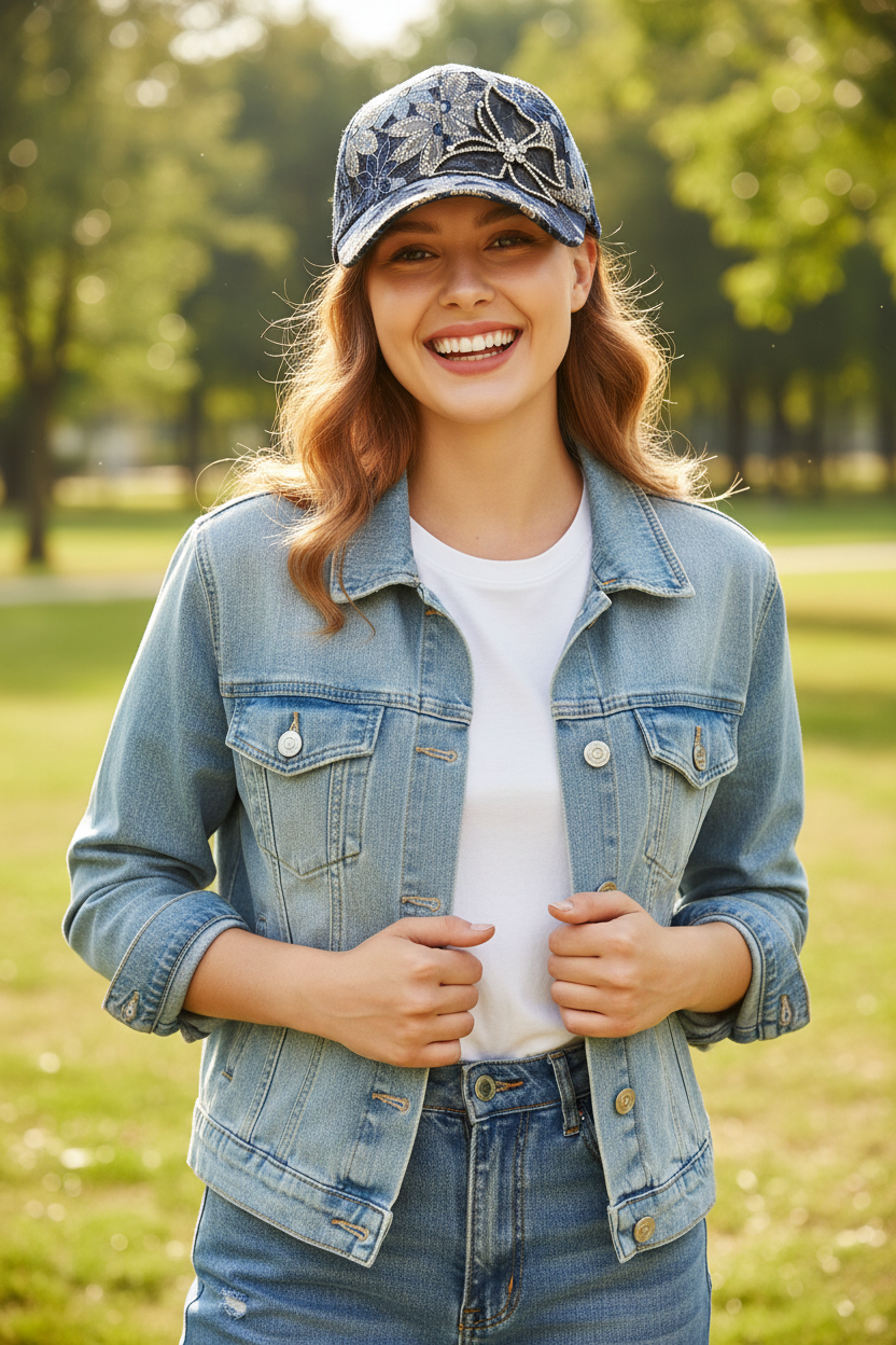 TheCapSpot - Glendale Floral Baseball Cap