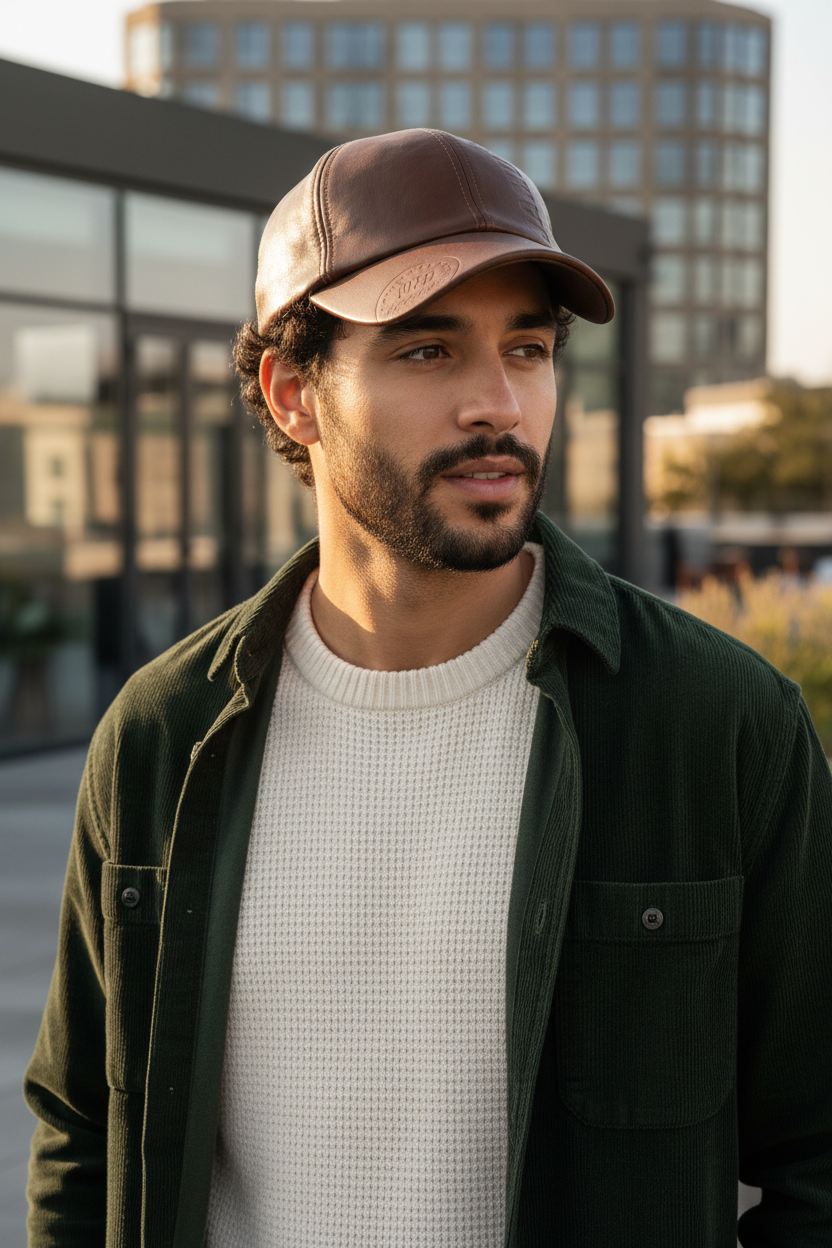 Lipton Leather Cap