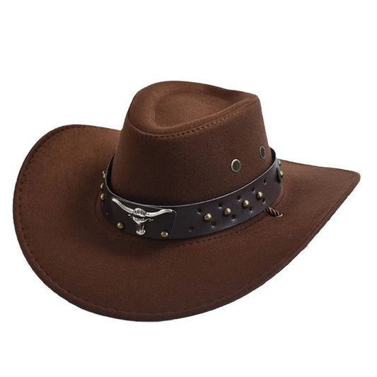 TheCapSpot - Artificial Suede Western Cowboy Hat