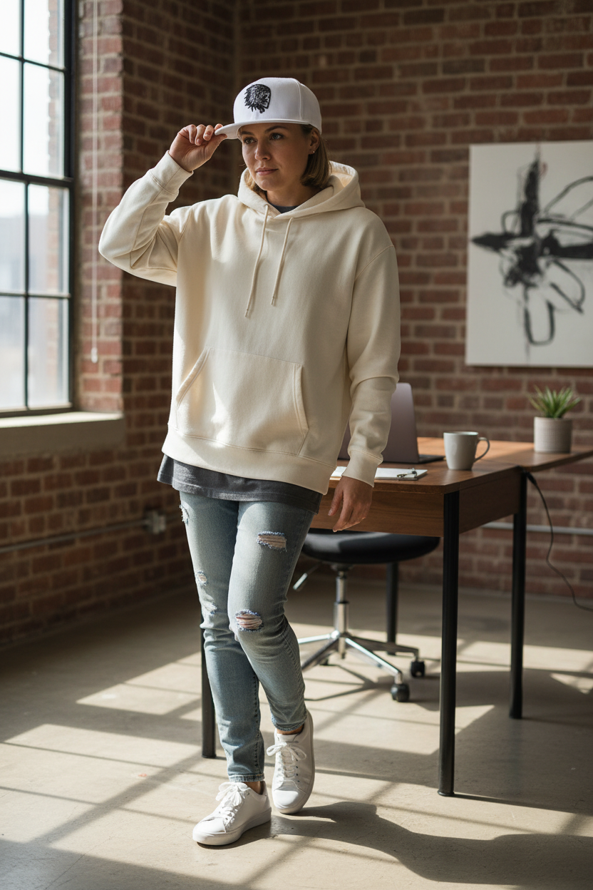 Tolliver Embroidered Cotton Snapback | Flat-Brim Hat