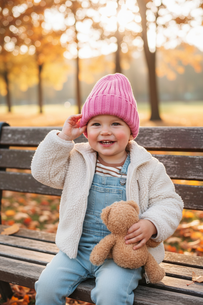 Latimore Kids Jacquard Wool Knit Hat, High Crown