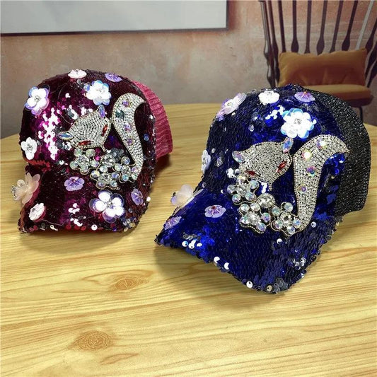 TheCapSpot - Baseball Rhinestone Cap