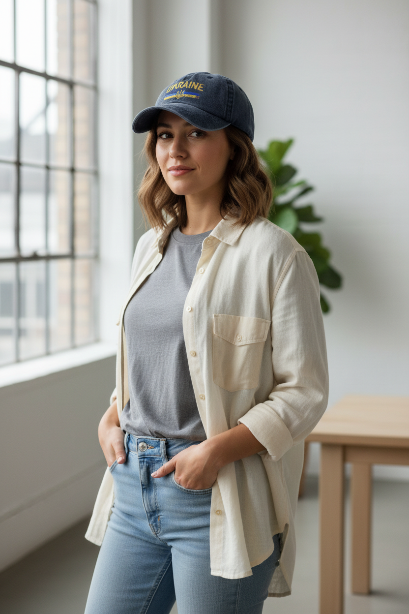 Go Ukraine Cotton Cap – Summer Wear