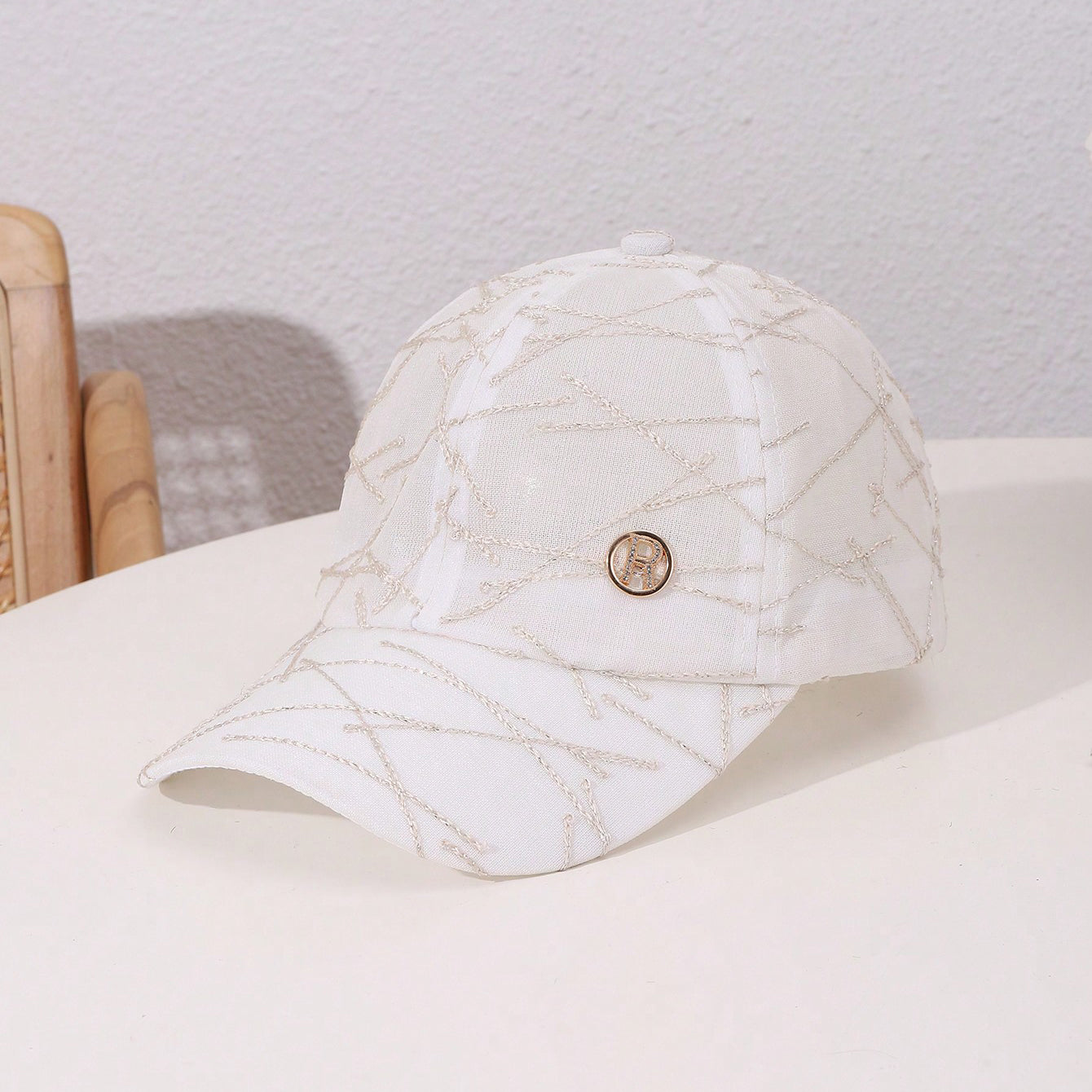 TheCapSpot - Cosby Silk Texture Rhinestone Baseball Cap