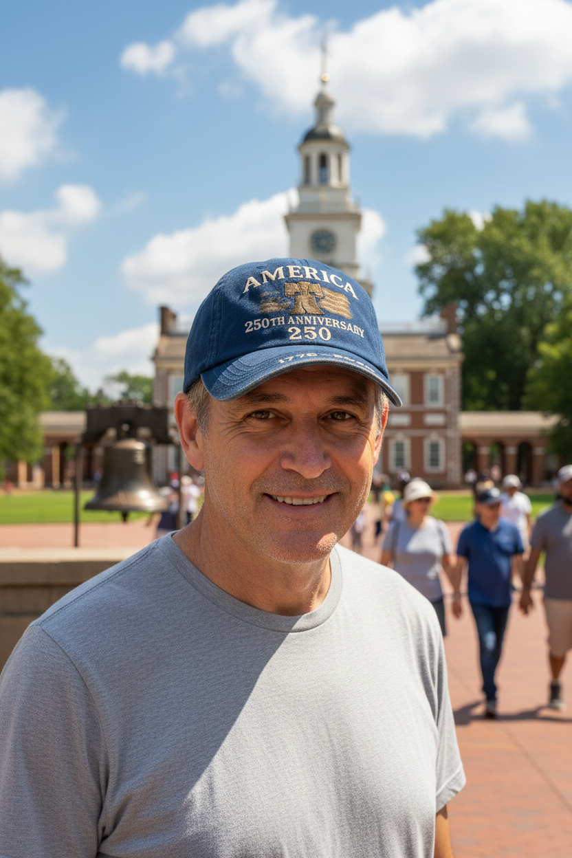 250th Anniversary Baseball Cap Embroidered Sun Hat