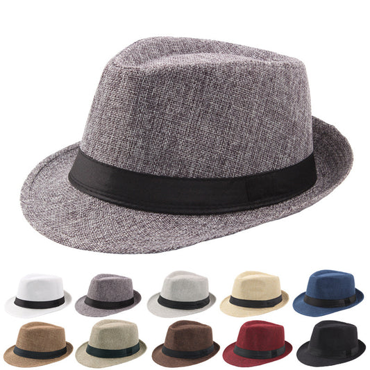 TheCapSpot  - Fashion Personality Linen Top Hat Men