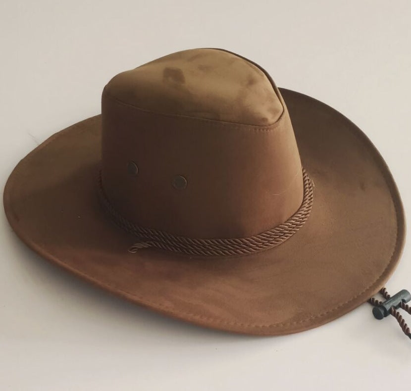 Big Along The Chicken Skin Velvet Western Rope Rider Hat Cowboy Hat Stereotyped Hat