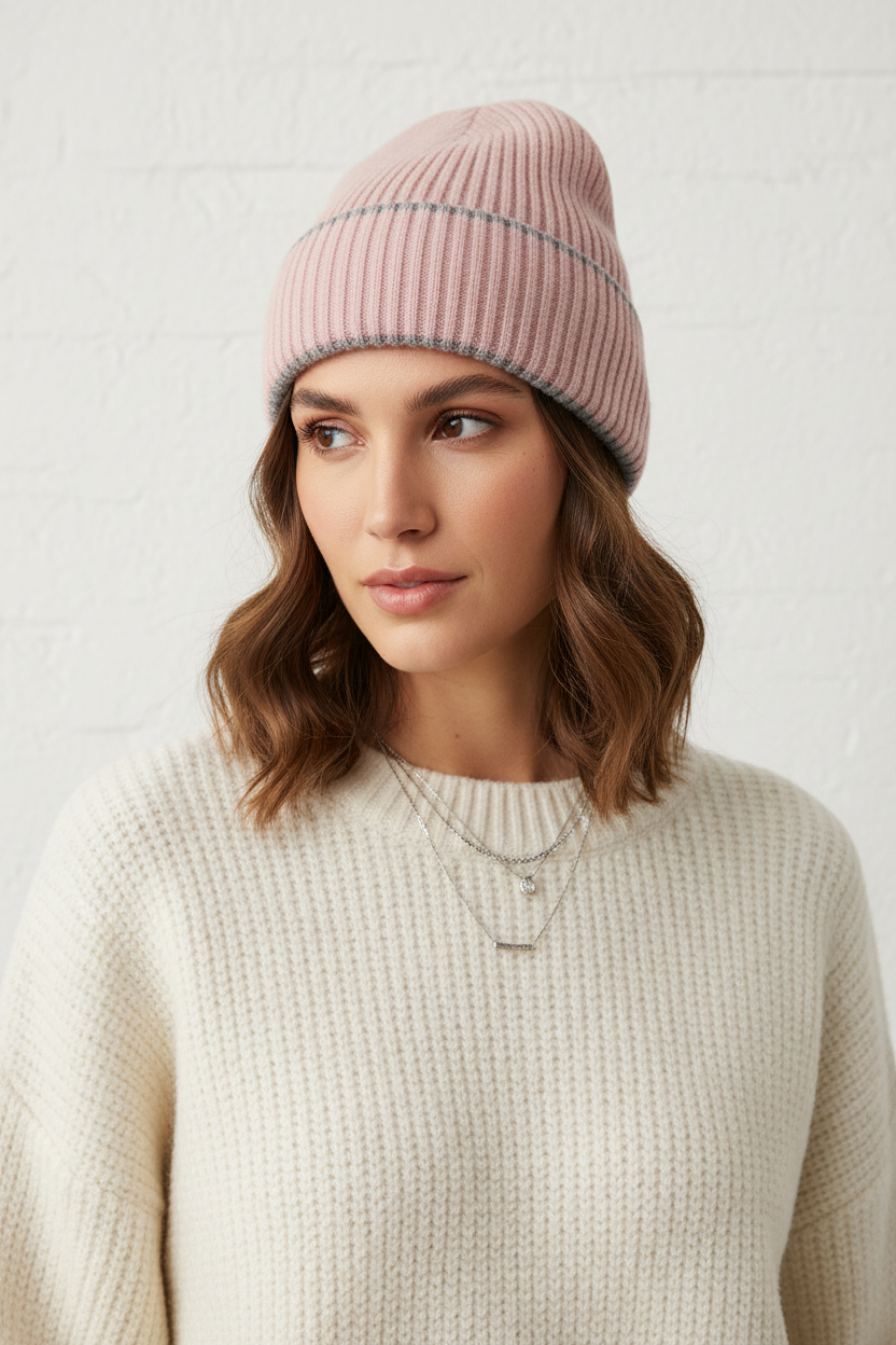 Barnes Knitted Faux Fur Winter Hat – Dome Crown
