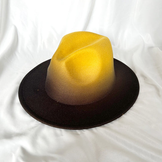 TheCapSpot - Gradient Color Topper Flat Brim Jazz Top Hat