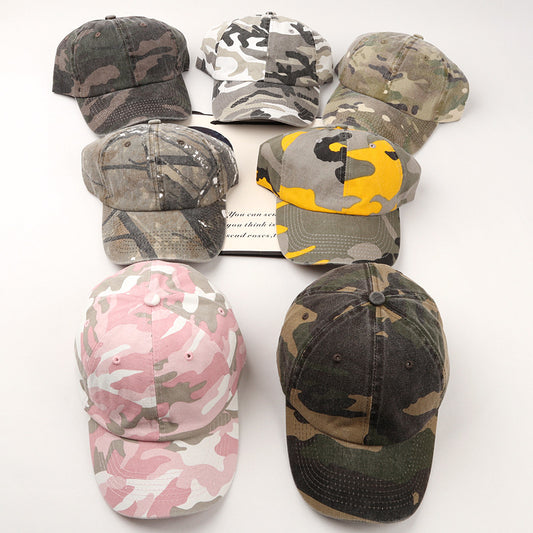 TheCapSpot - Denim Washed Camo Hat