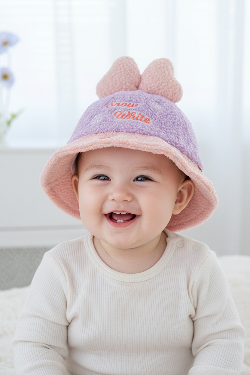 Plush Baby Fisherman Hat (2–6 Years)