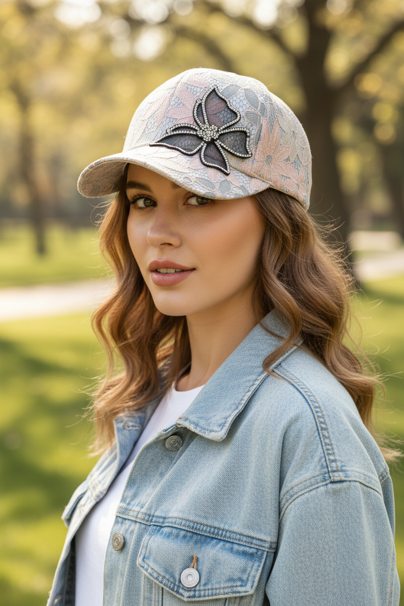 TheCapSpot - Glendale Floral Baseball Cap