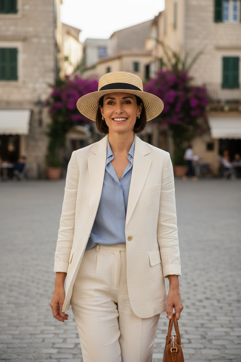 Harvey Wide Brim Fine Straw Sun Hat