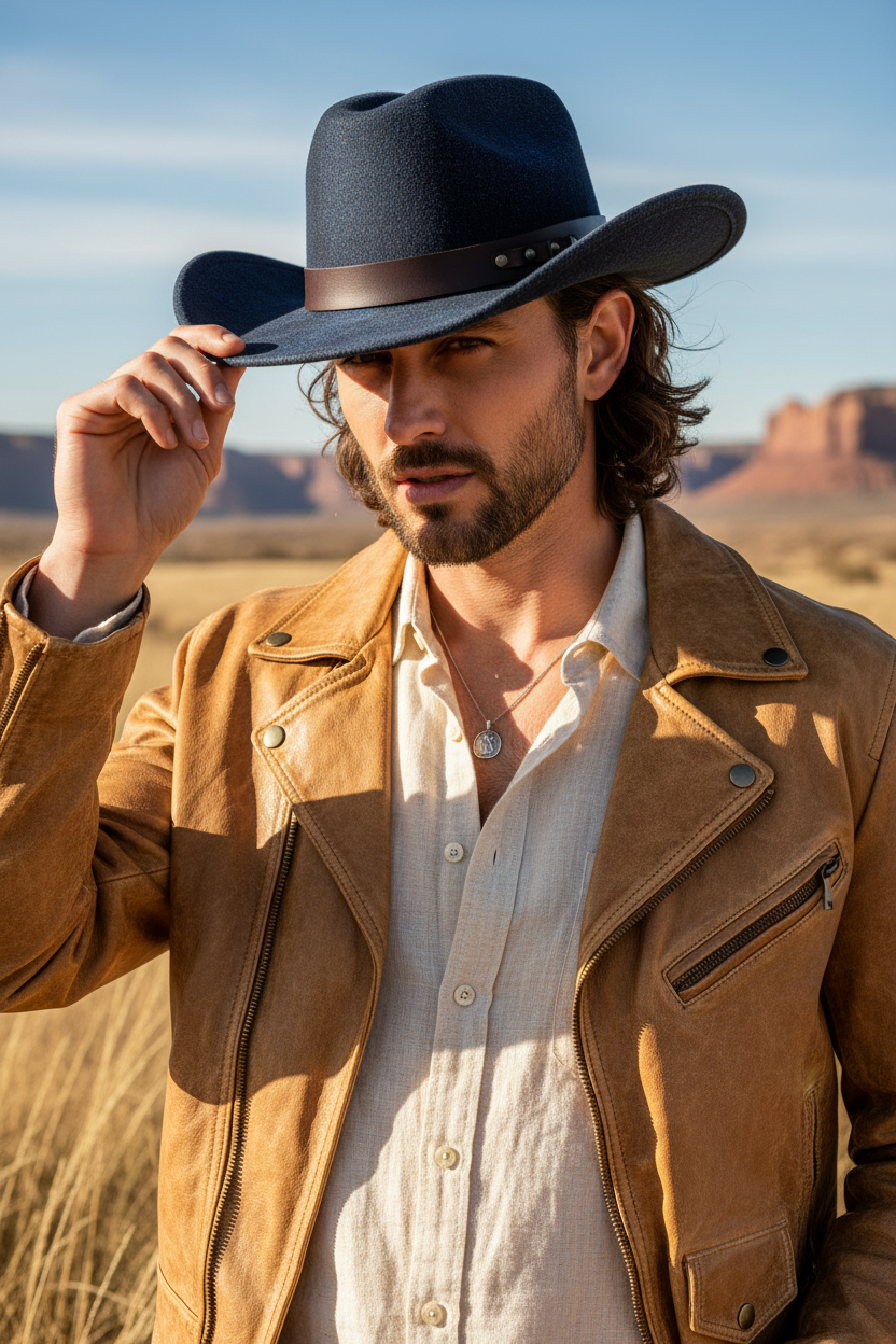 Tyler Western Cowboy Hat – Polyester Bell Crown