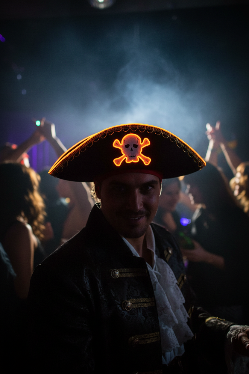 TheCapSpot - Pirate Hat LED Luminous