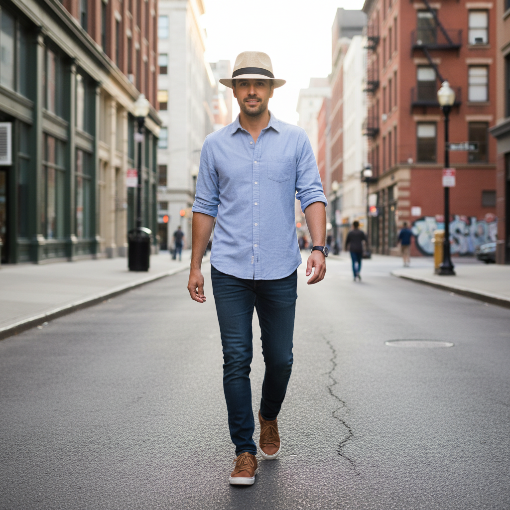 TheCapSpot  - Fondsworth Linen Fedora