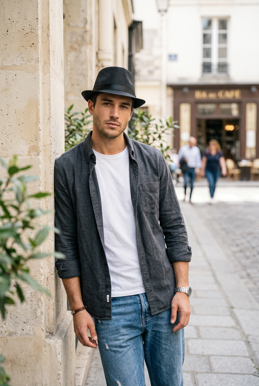 Fondsworth Linen Fedora Hat – 58cm