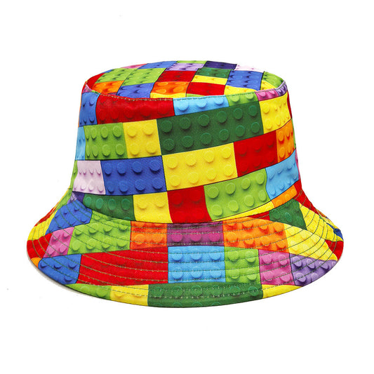 TheCapSpot - Block Pattern Bucket Hat