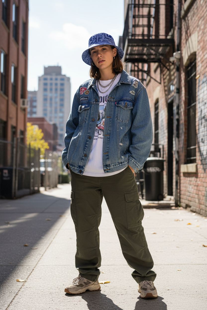 TheCapSpot - Bandana Bucket Hat