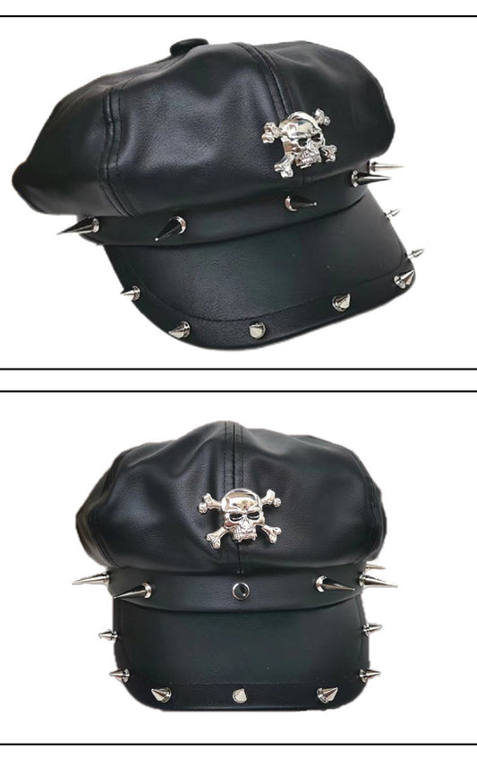 TheCapSpot - Artificial Leather Rivet Hat
