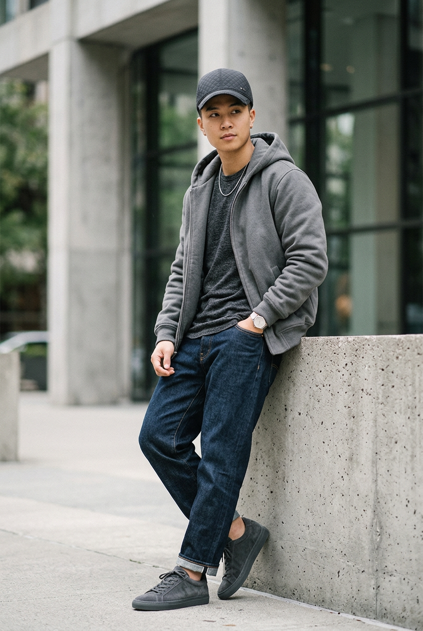 Minimalist Padded Cotton Baseball Cap