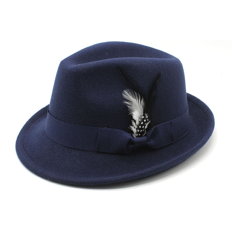 TheCapSpot - Billycock Feather Fur Felt Hat