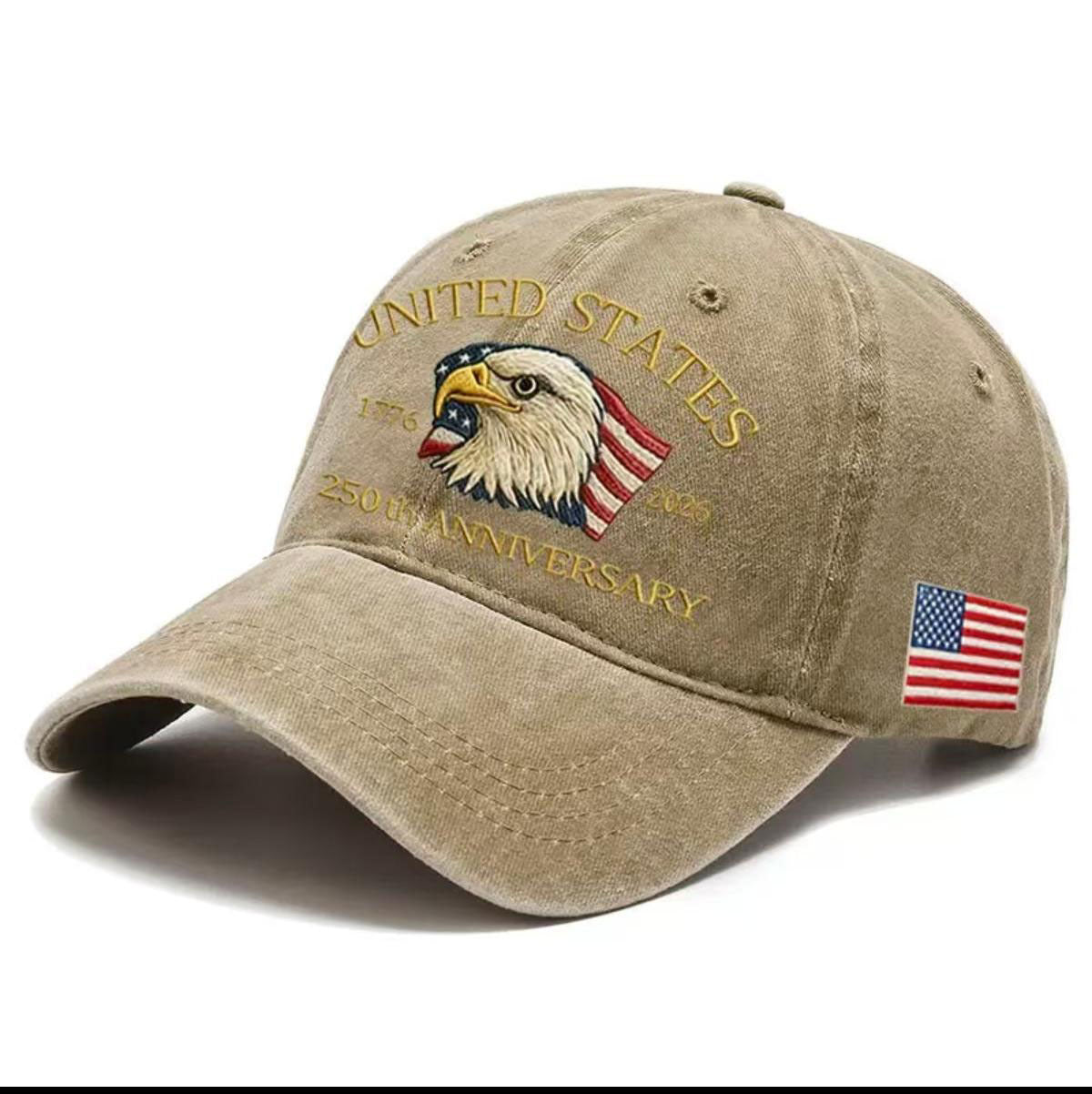 TheCapSpot - USA 250th Anniversary Cap Washed-Print Hat