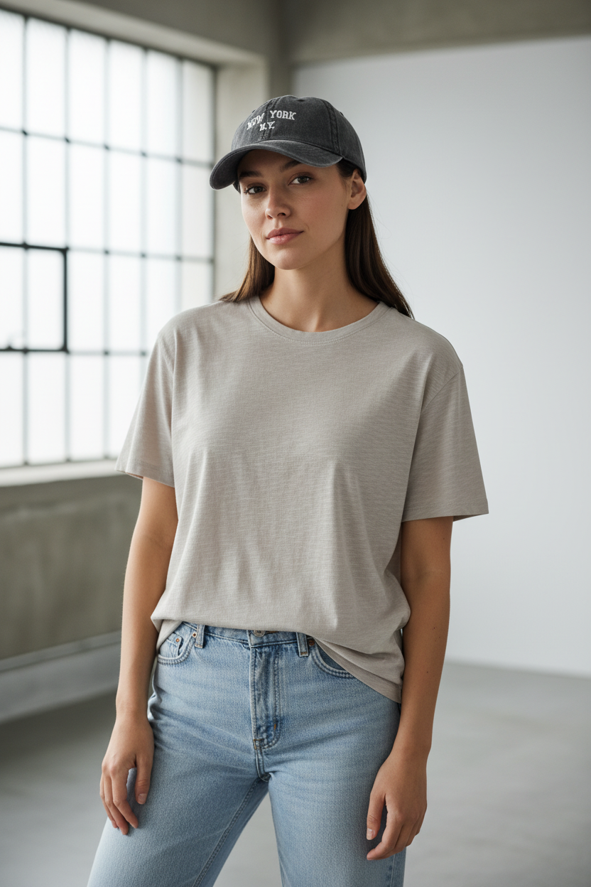 Callie Embroidered Soft-Top Cotton Baseball Cap | Adjustable Casual Hat