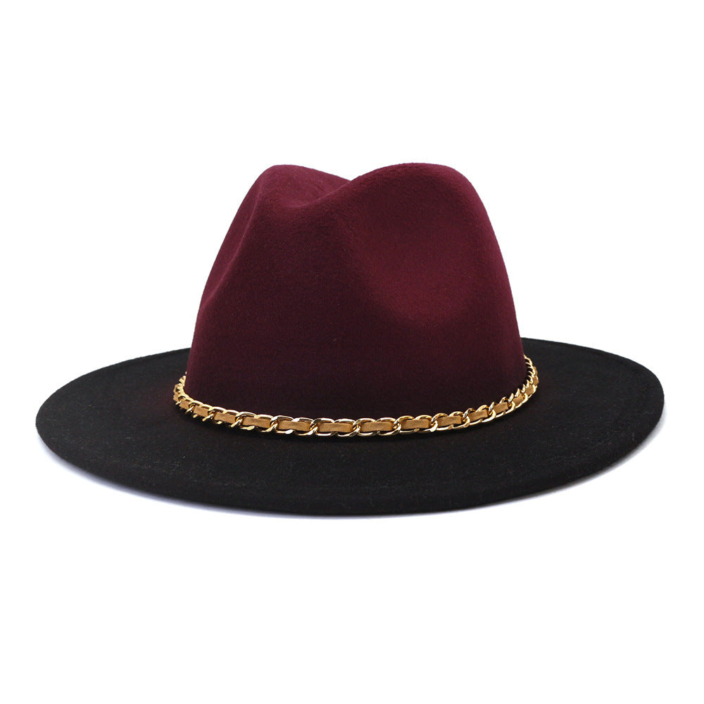 TheCapSpot -Painted Woolen Fedora