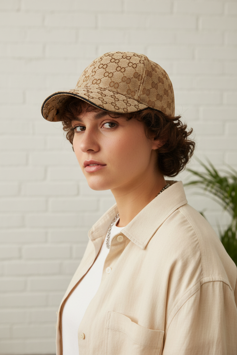 McClendon Women's Ethnic Cotton Baseball Cap – Gold