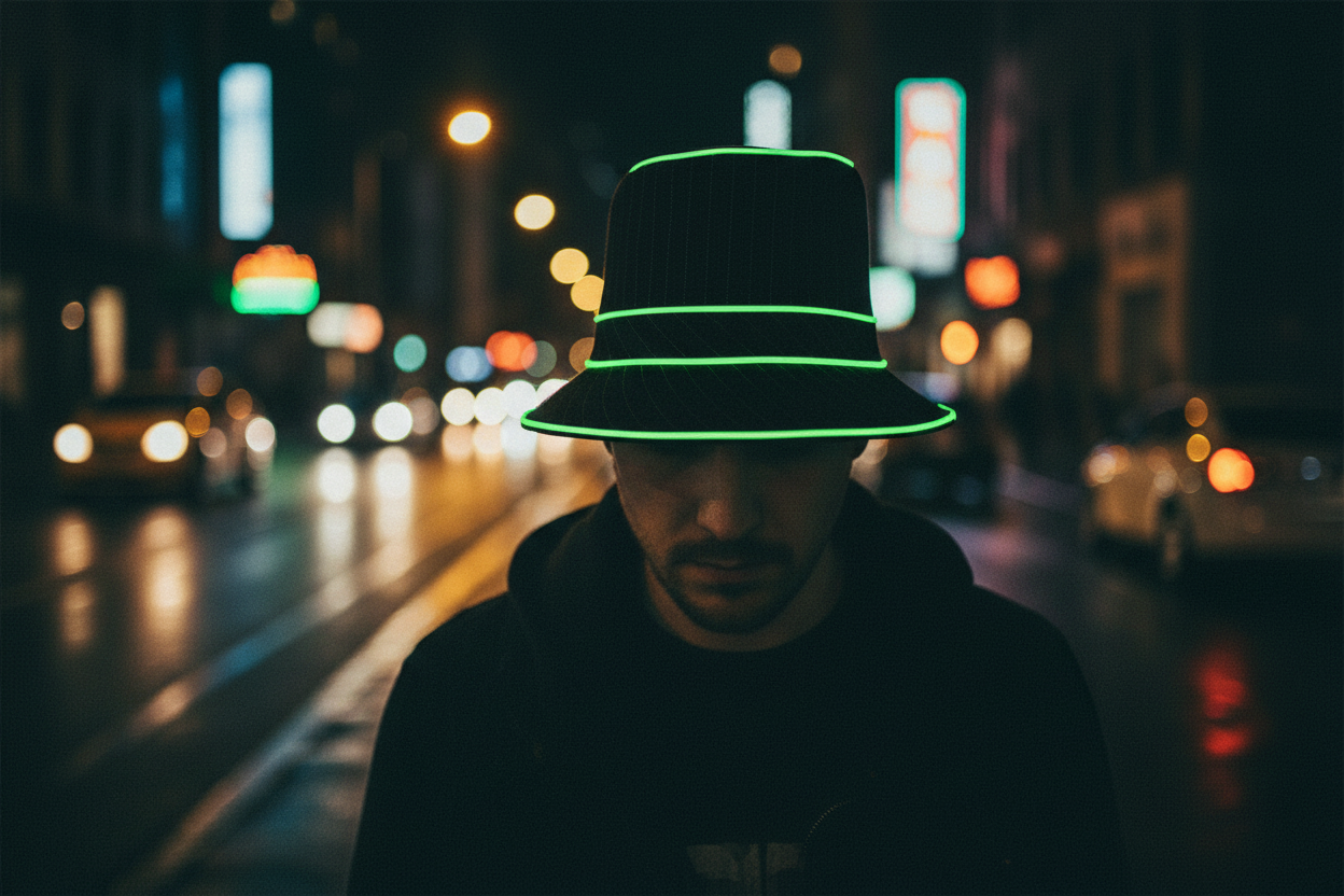 TheCapSpot - Lamont Luminous Top Hat