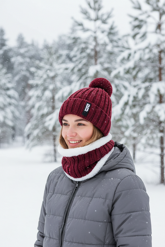 Morant two-Piece Winter Beanie and Scarf Set