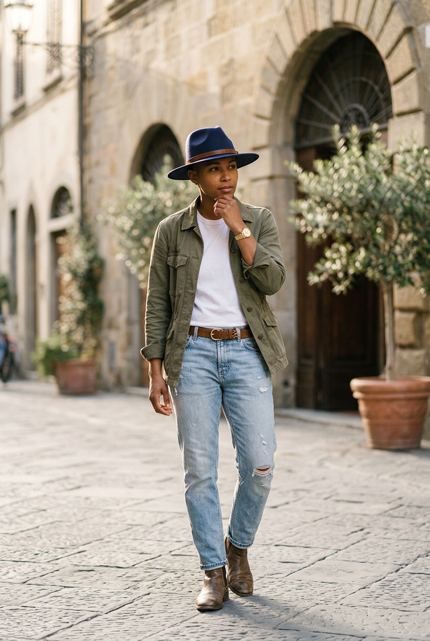 Hollingsworth Fedora Hat with Band