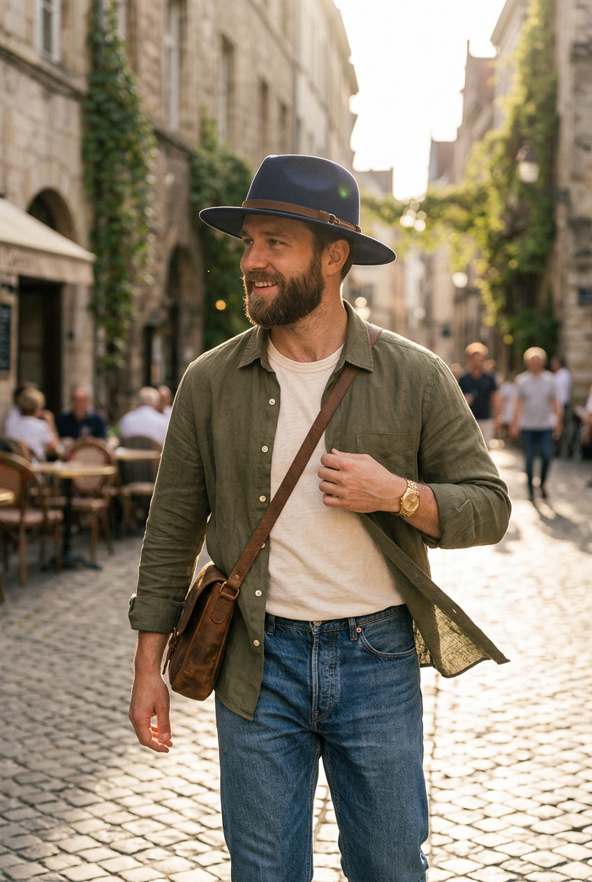 Hollingsworth Fedora Hat with Band