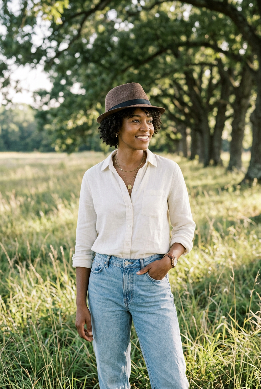 Fondsworth Linen Fedora Hat – 58cm
