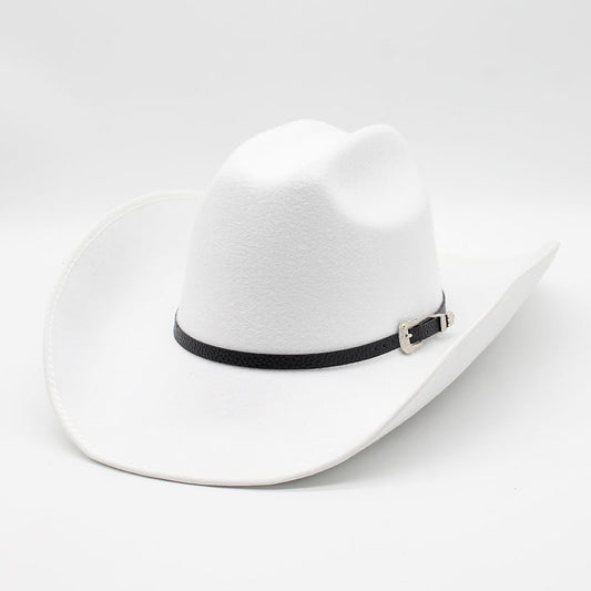 Punk Wide Brim Hat Men And Women Horse Riding Western