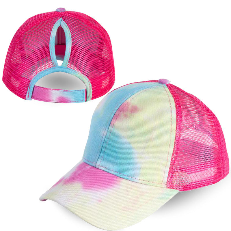 TheCapSpot - Tie-dye ponytail cap