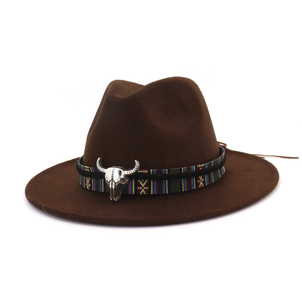 TheCapSpot - Woodlands Fedora W/Bull