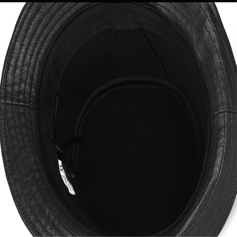 TheCapSpot - Leather Fedora Hat