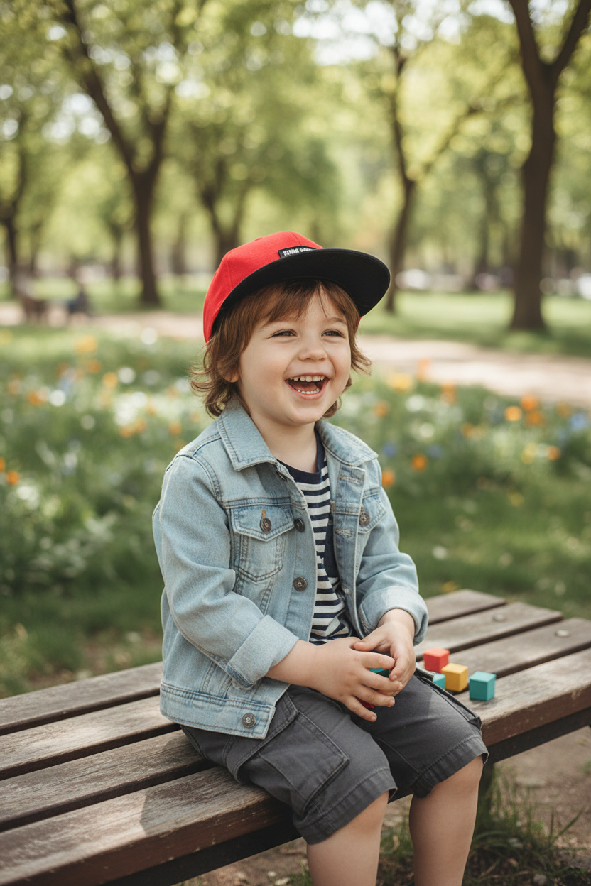 Alvin Kids' Letter-Embroidered Cotton Baseball Cap | Sun Hat