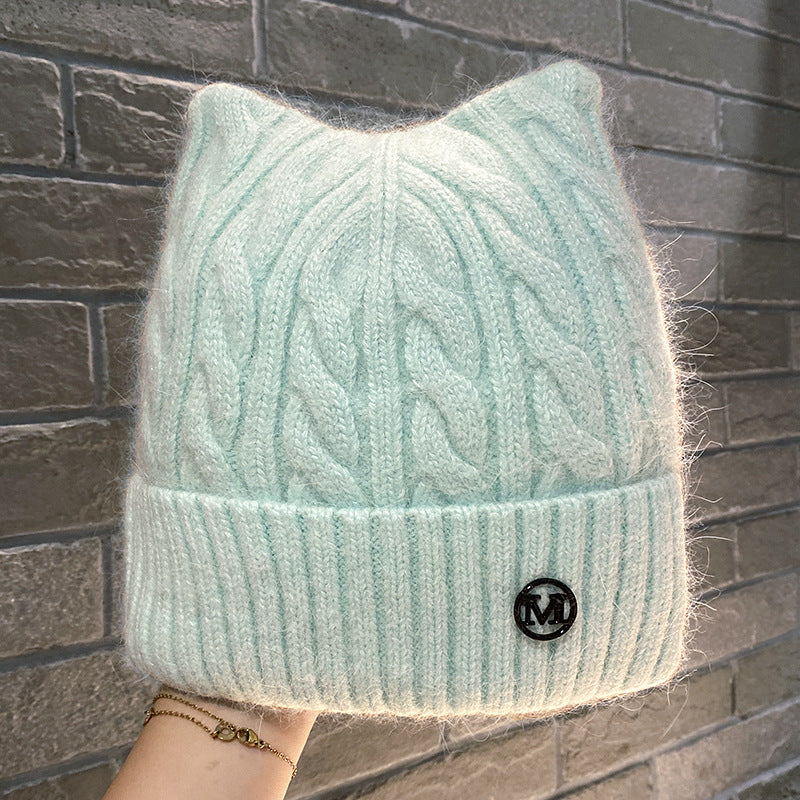TheCapSpot - Cat-Ear Wool Stocking Cap