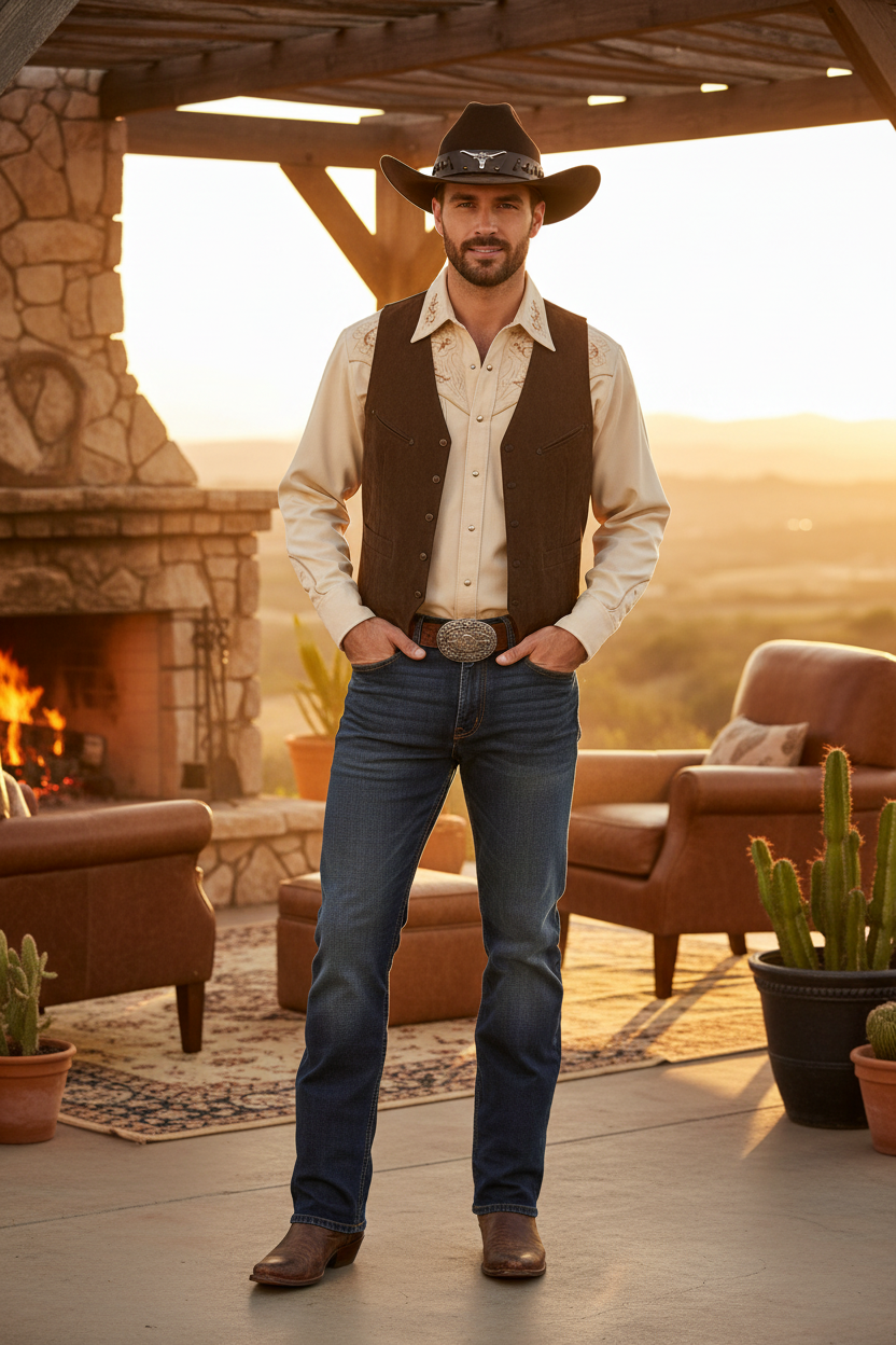 Tyler Western Wool Felt Cowboy Hat