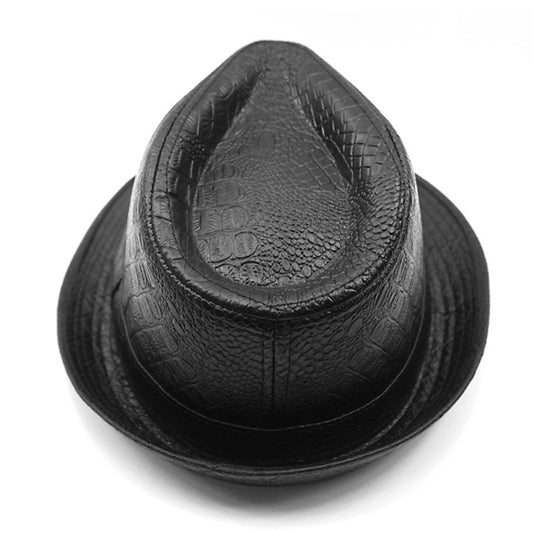 TheCapSpot - Simple British Vintage Jazz Pu Leather Hat