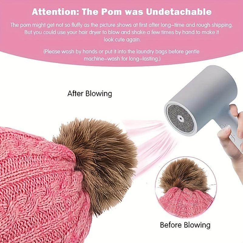 New Children's Boys And Girls Single Ball Double Ball Knitted Hat Scarf Gloves Three-piece Set