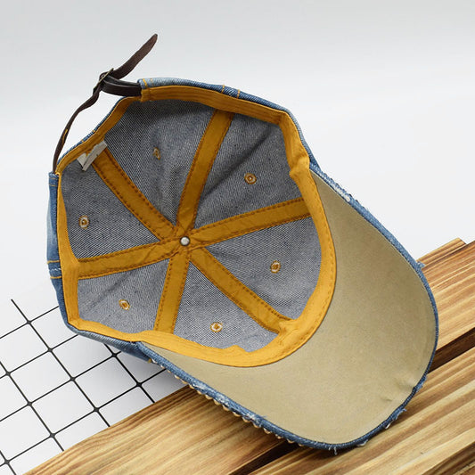 TheCapSpot - Diamond Denim Cap
