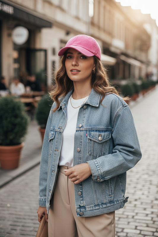Rodman Denim Baseball Cap – Washed Cotton Adjustable Cap | 10 Colors